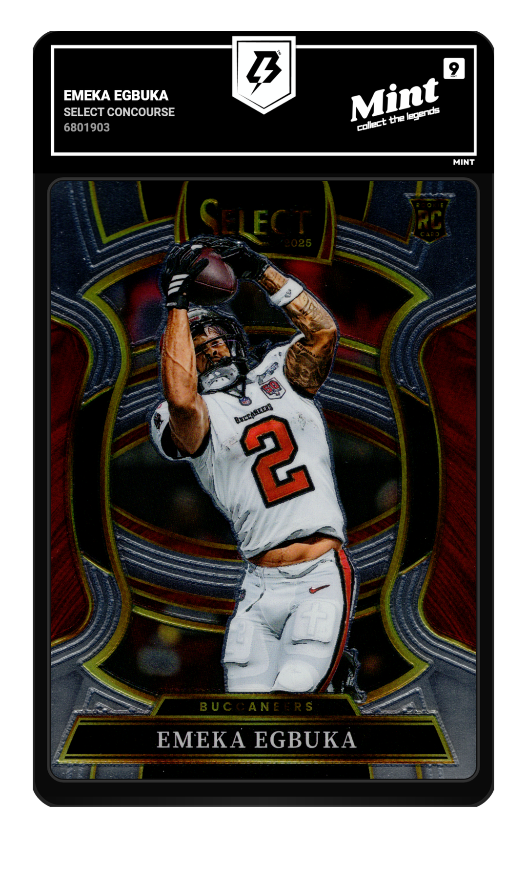 Emeka Egbuka graded Mint 9