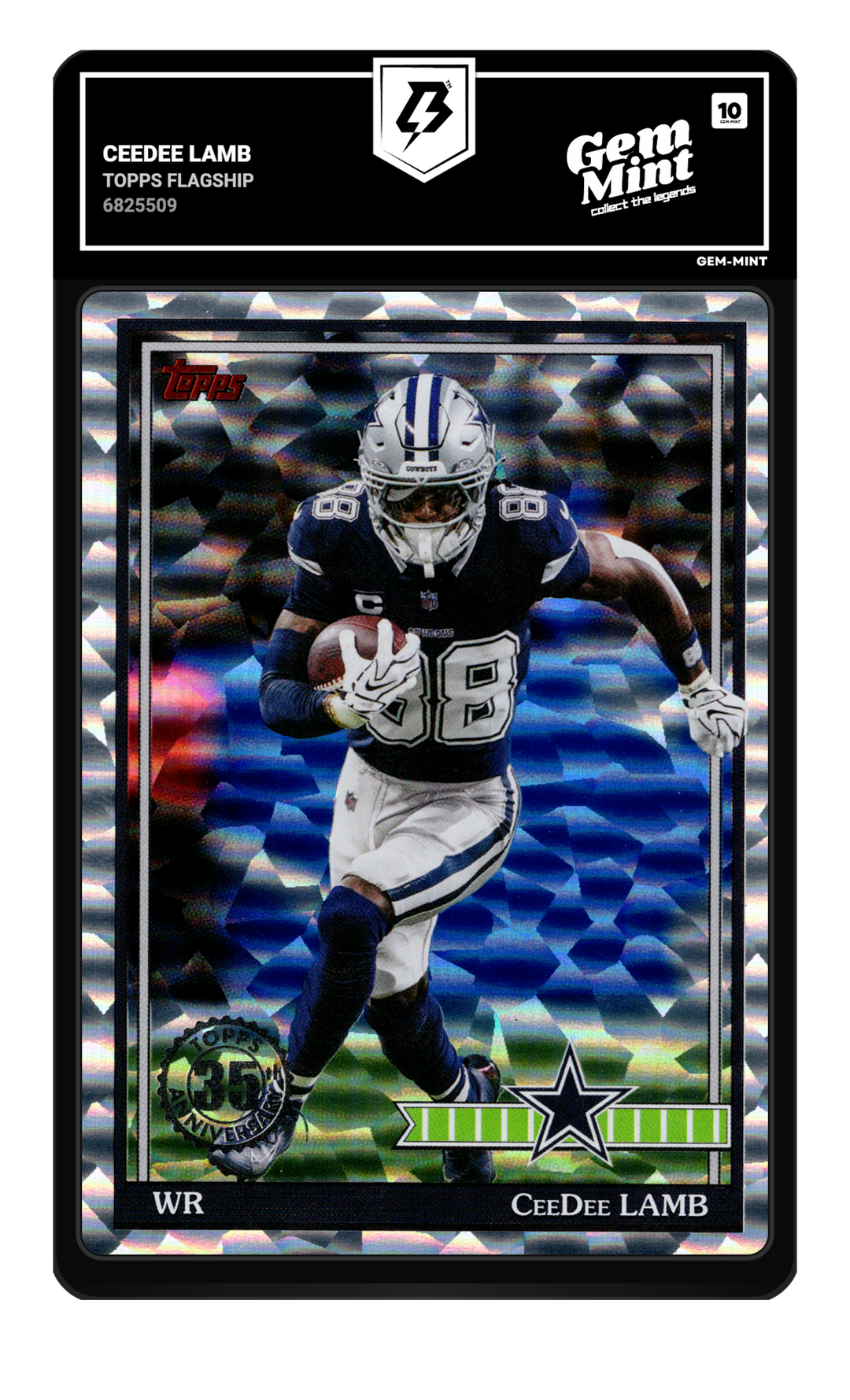 CeeDee Lamb graded Gem Mint 10