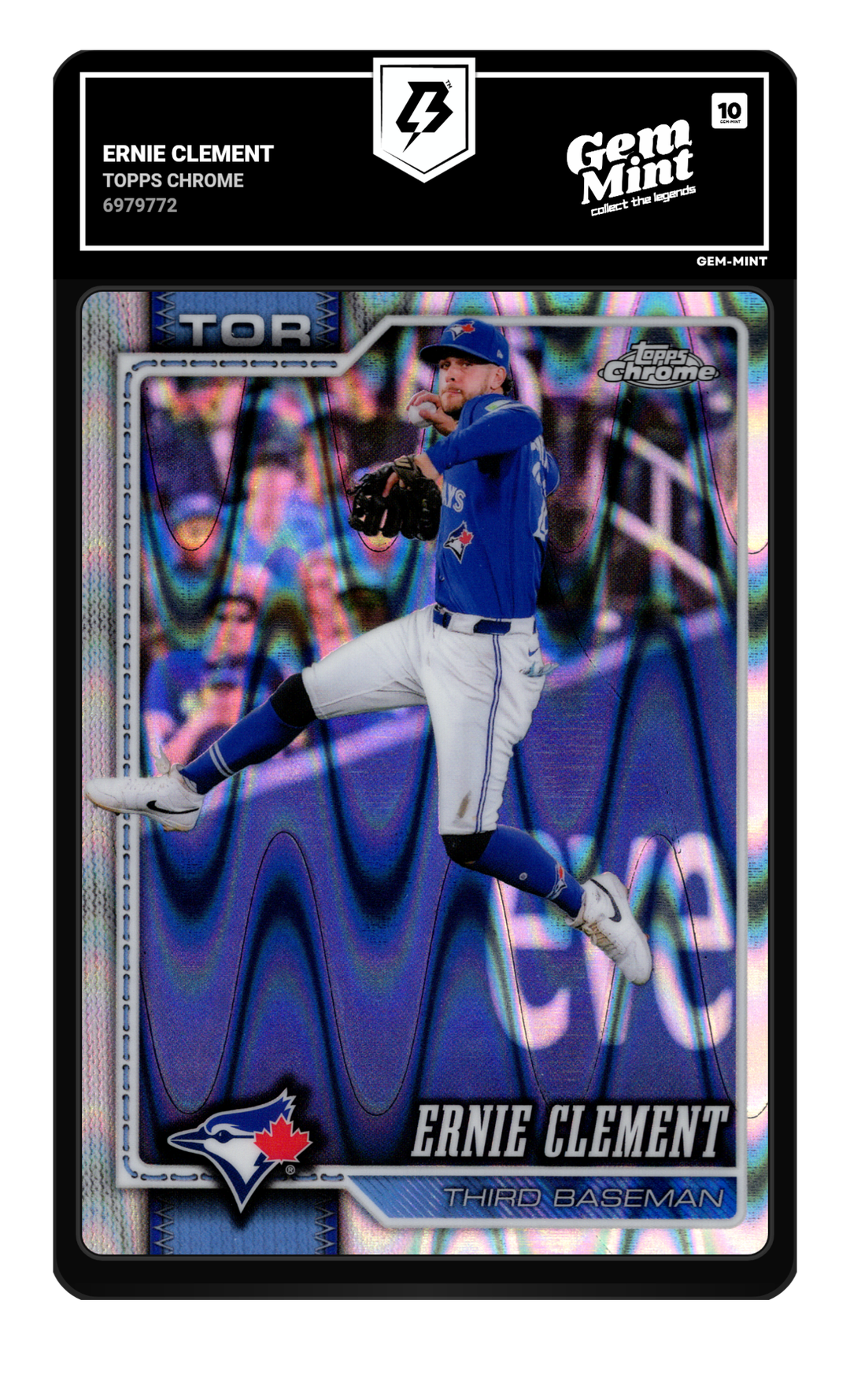 Ernie Clement graded Gem Mint 10