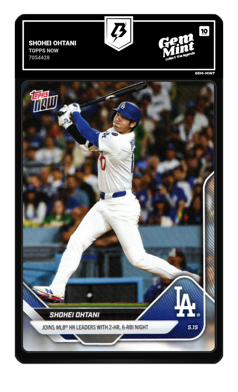 Shohei Ohtani 2025 Topps Now graded Gem Mint 10 by TradingCard360
