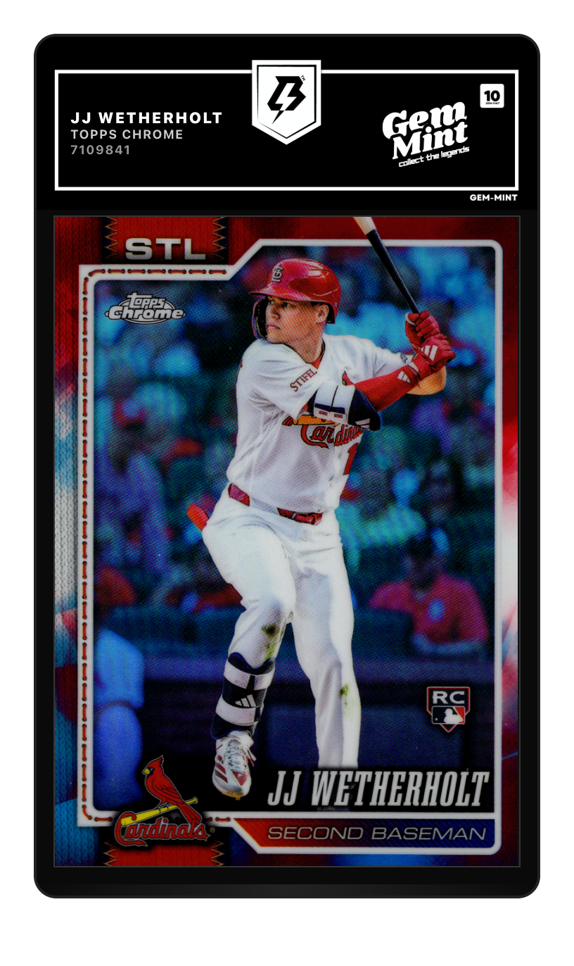 JJ Wetherholt graded Gem Mint 10