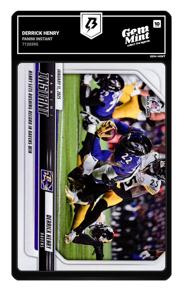 Derrick Henry graded Gem Mint 10