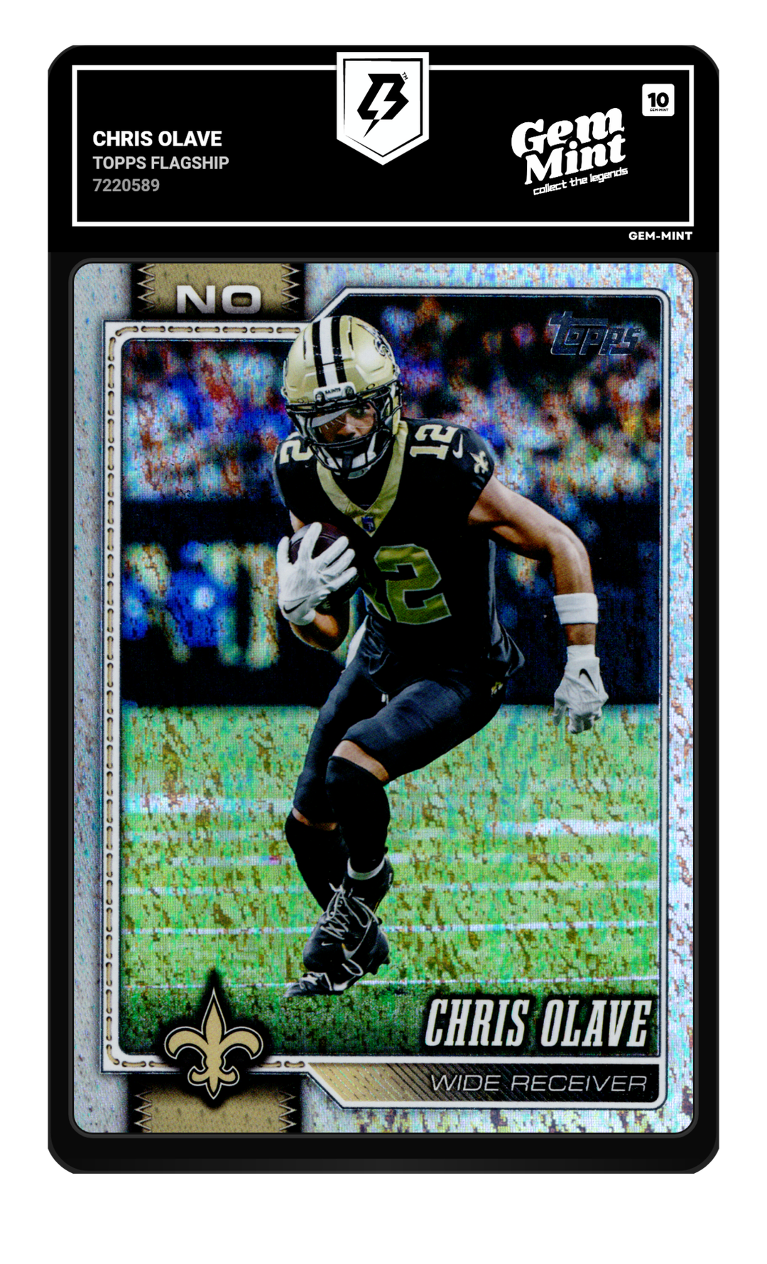 Chris Olave graded Gem Mint 10