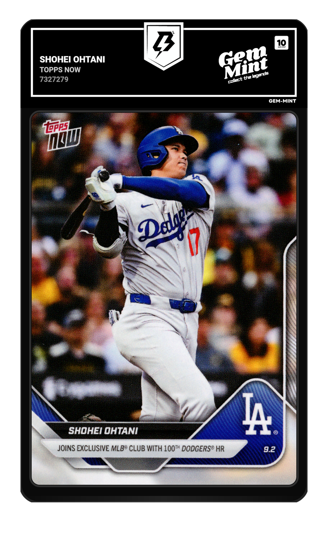 Shohei Ohtani graded Gem Mint 10