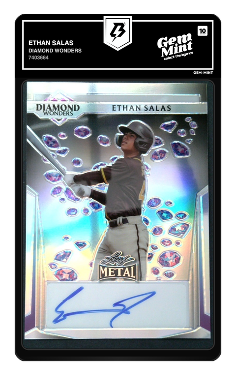 Ethan Salas 2023 Leaf Metal graded Gem Mint 10 by TradingCard360