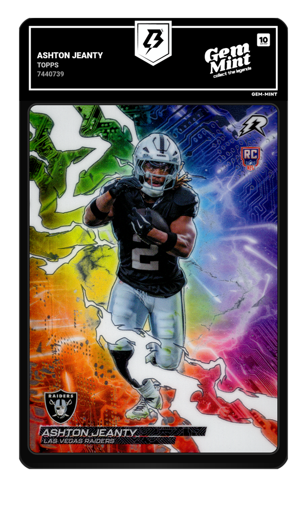 Ashton Jeanty graded Gem Mint 10