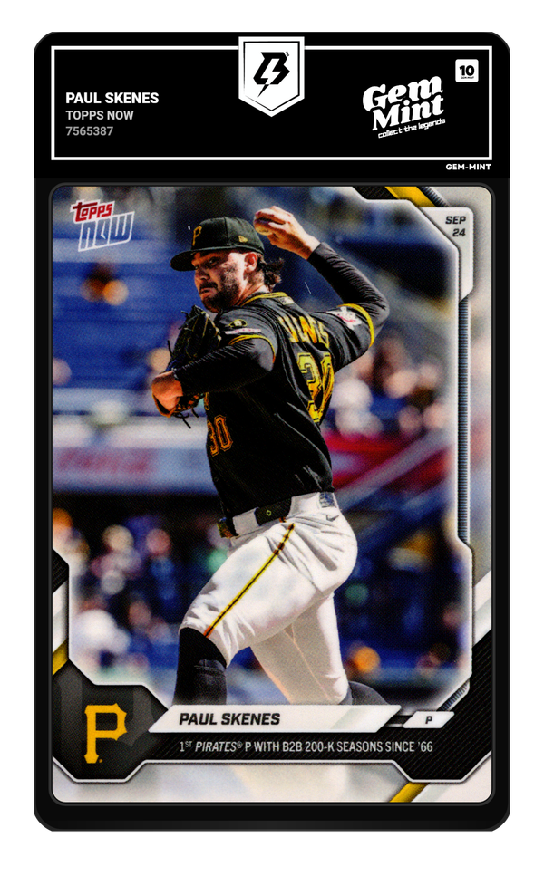 Paul Skenes graded Gem Mint 10