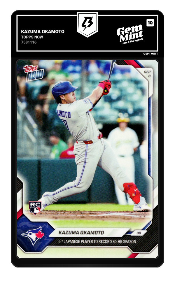 Kazuma Okamoto graded Gem Mint 10