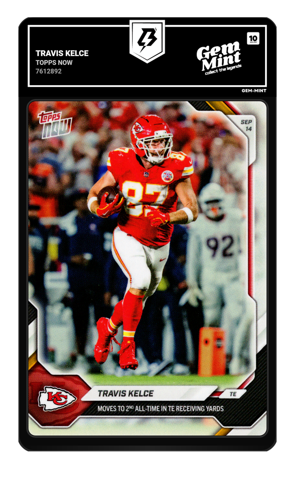 Travis Kelce graded Gem Mint 10
