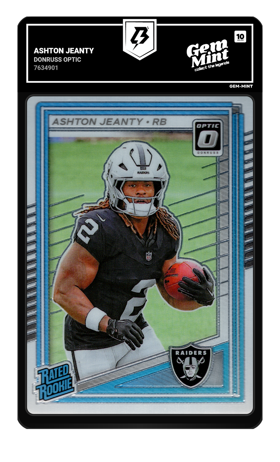 Ashton Jeanty graded Gem Mint 10