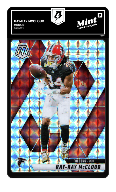 Ray-Ray McCloud 2025 Mosaic graded Mint 9 by TradingCard360