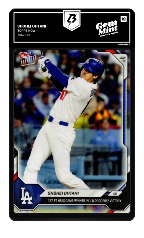 Shohei Ohtani 2026 Topps Now graded Gem Mint 10 by TradingCard360