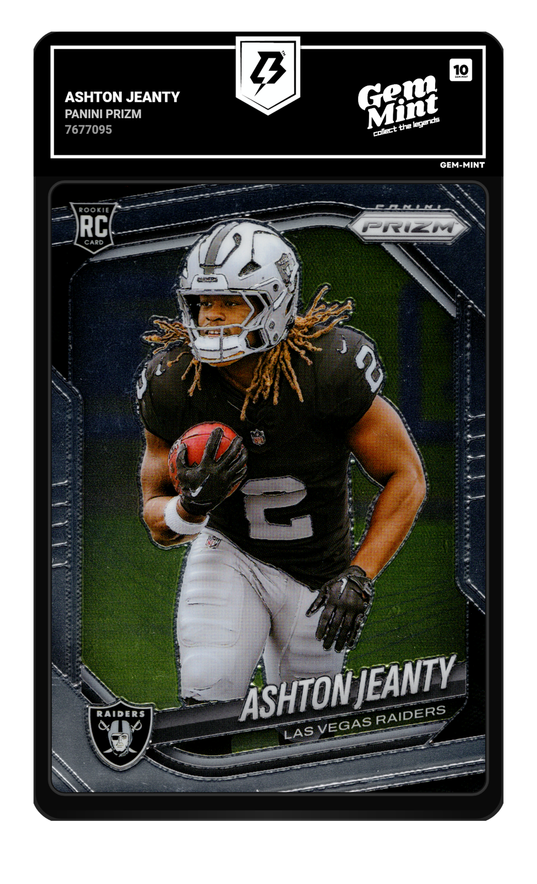 Ashton Jeanty graded Gem Mint 10