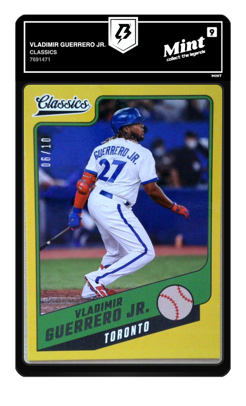 Vladimir Guerrero Jr. 2022 Chronicles Classics graded Mint 9 by TradingCard360