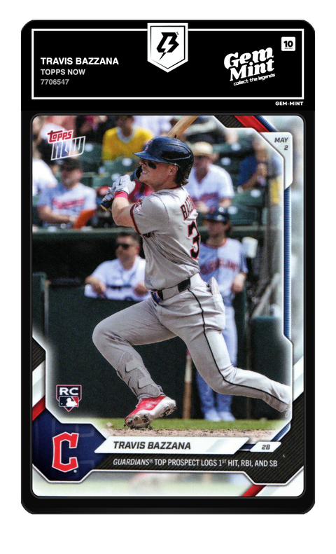 Travis Bazzana 2026 Topps Now graded Gem Mint 10 by TradingCard360
