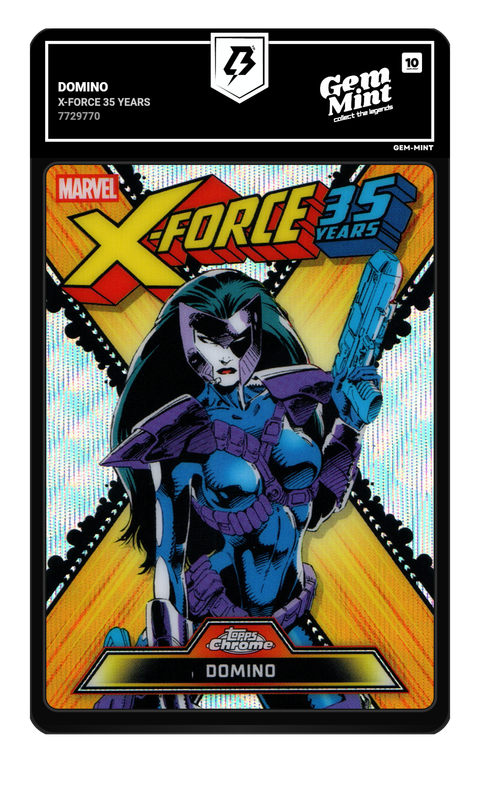 Domino 2026 X-Force 35 Years graded Gem Mint 10 by TradingCard360