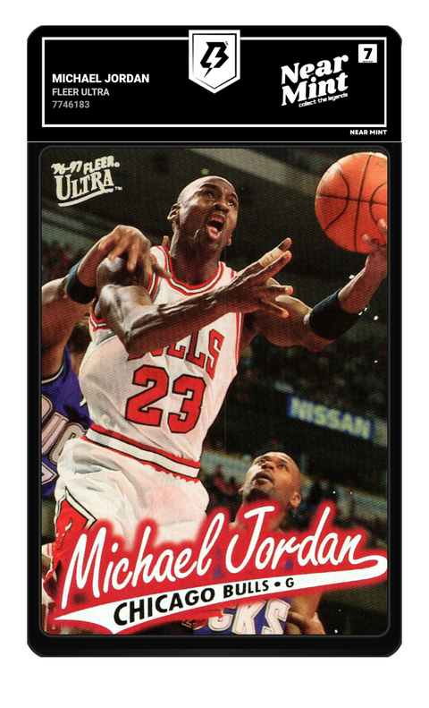 Michael Jordan 1996 Fleer Ultra graded Near Mint 7 by TradingCard360