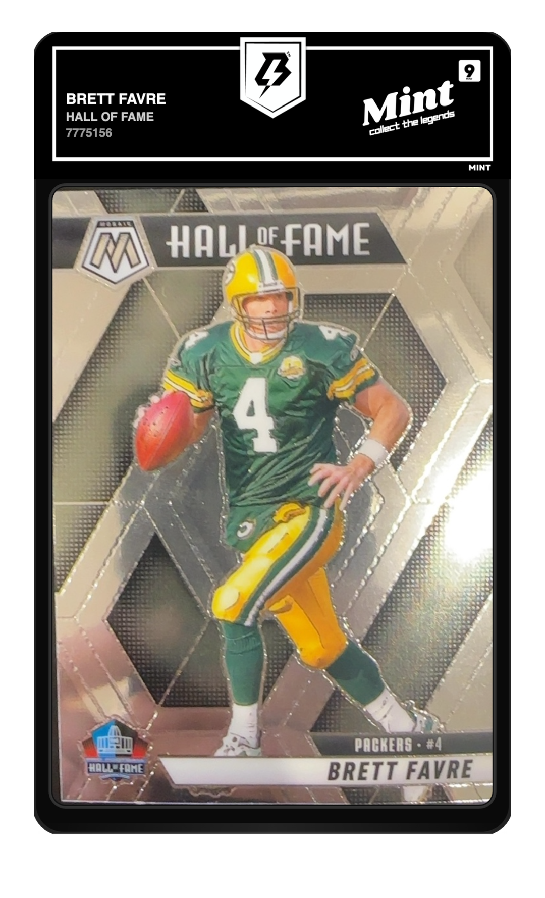 Graded slab — drag to flip between front and back