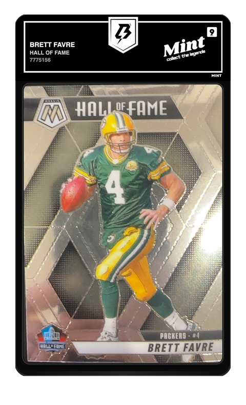 Brett Favre 2025 Mosaic Football graded Mint 9 by TradingCard360