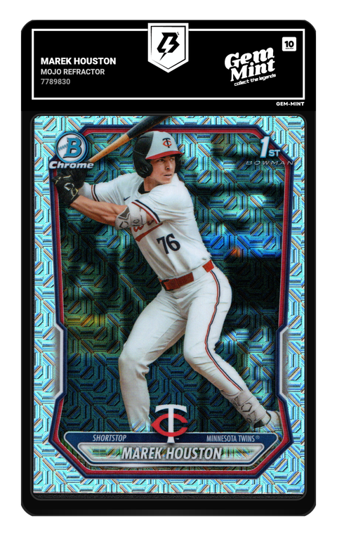 Marek Houston 2026 Mojo Refractor graded Gem Mint 10 by TradingCard360