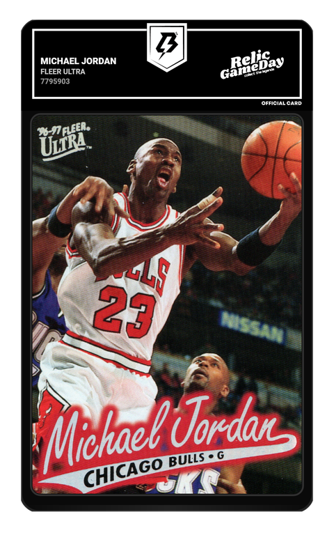 Michael Jordan 1996 Fleer Ultra graded NM-MT 8 by TradingCard360