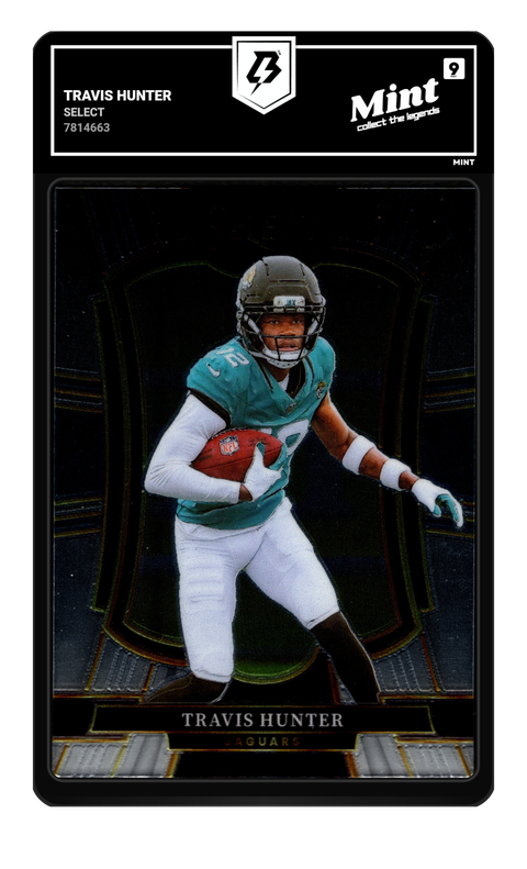 Travis Hunter 2025 Select graded Mint 9 by TradingCard360