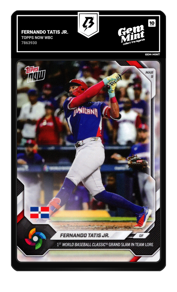 Fernando Tatis Jr. graded Gem Mint 10