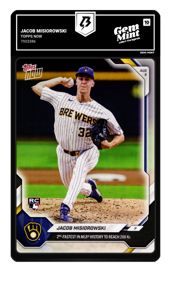 Jacob Misiorowski graded Gem Mint 10