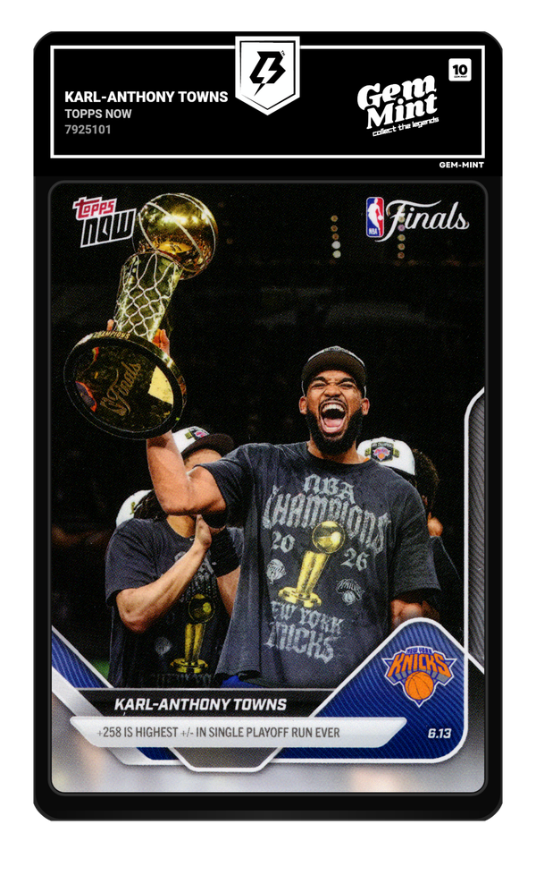 Karl-Anthony Towns graded Gem Mint 10