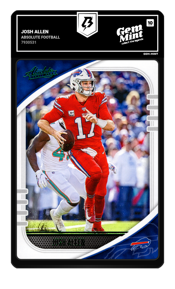 Josh Allen graded Gem Mint 10