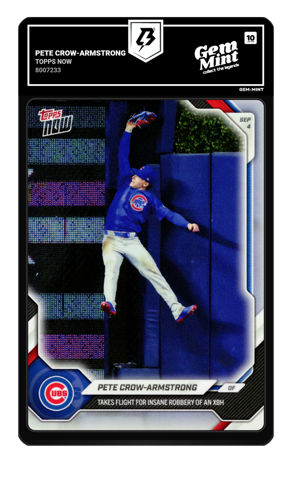 Pete Crow-Armstrong graded Gem Mint 10