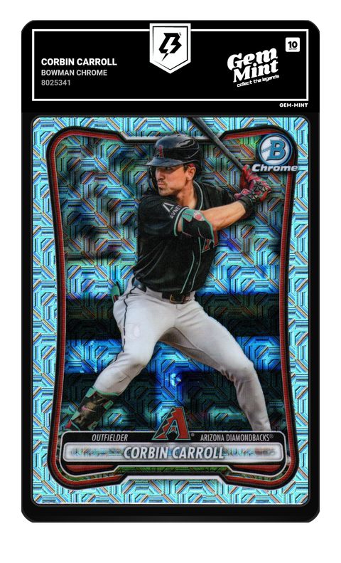 Corbin Carroll 2026 Bowman Chrome graded Gem Mint 10 by TradingCard360