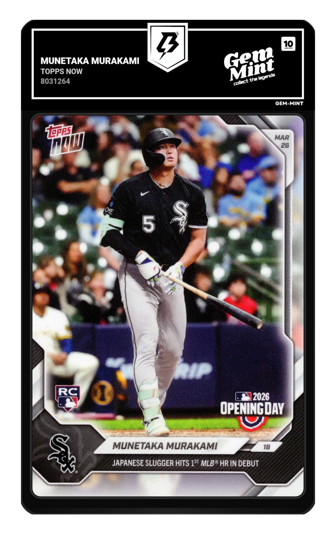 Munetaka Murakami graded Gem Mint 10