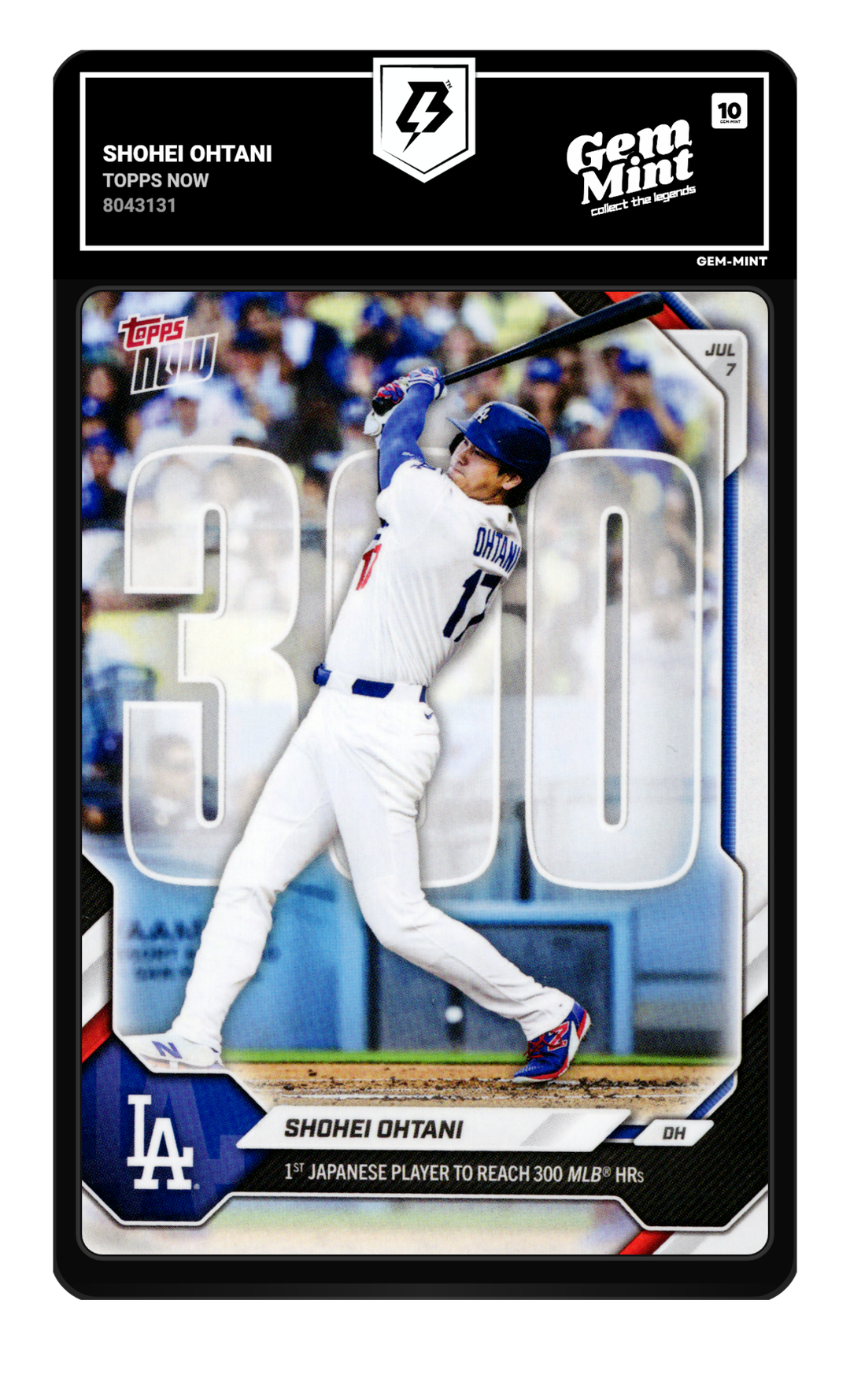 Shohei Ohtani graded Gem Mint 10