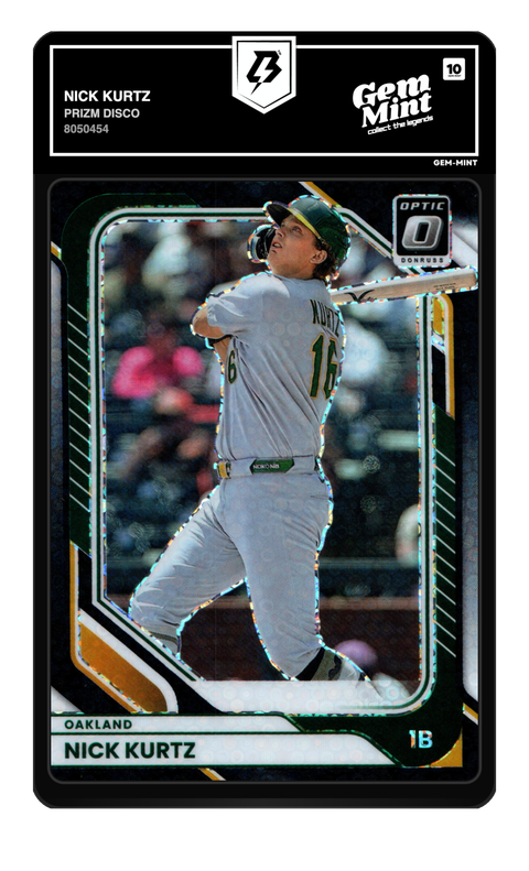 Nick Kurtz 2026 Prizm Disco graded Gem Mint 10 by TradingCard360