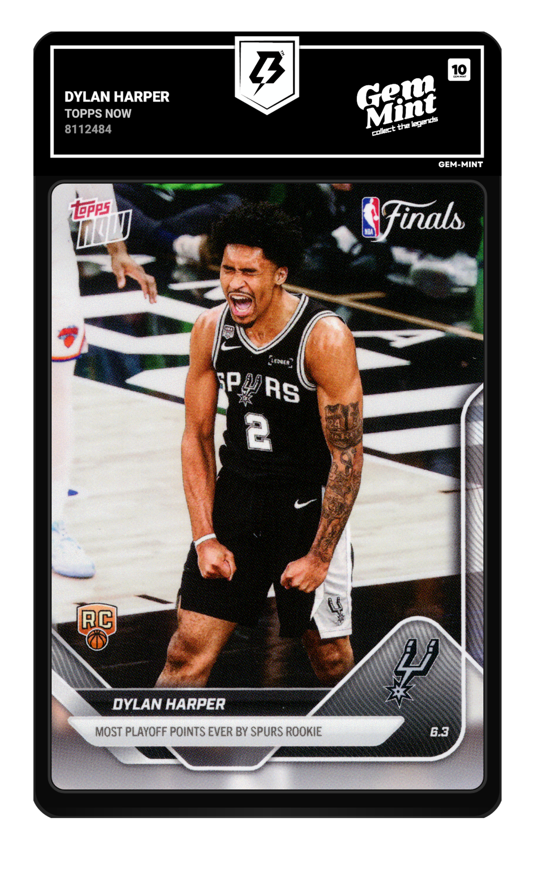 Dylan Harper graded Gem Mint 10
