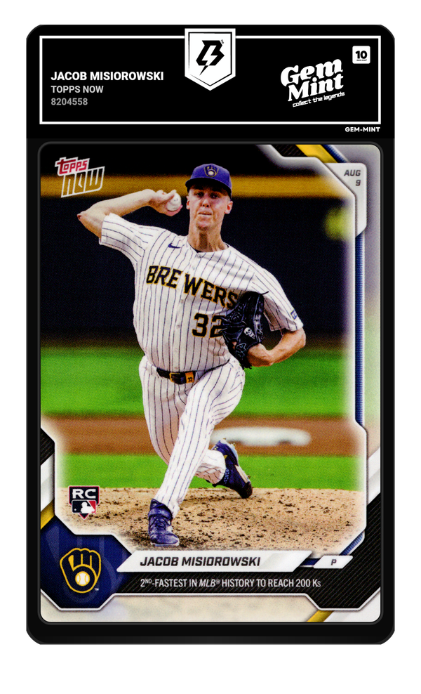 Jacob Misiorowski graded Gem Mint 10