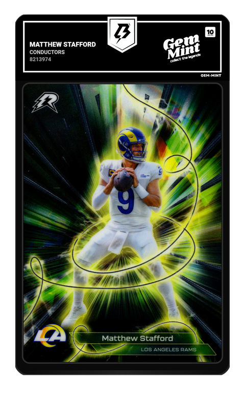 Matthew Stafford 2026 Conductors graded Gem Mint 10 by TradingCard360