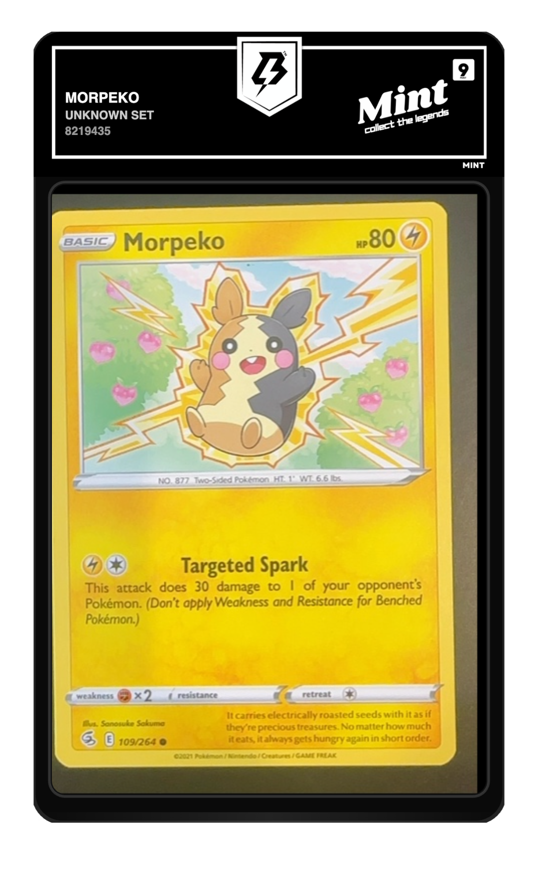 Morpeko graded Mint 9