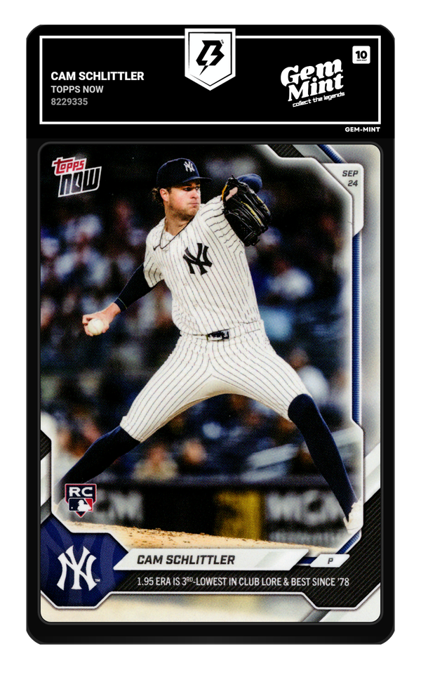 Cam Schlittler graded Gem Mint 10