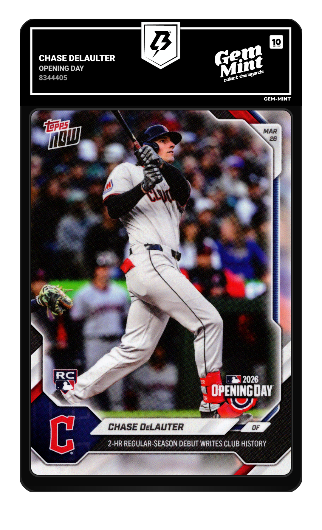Chase DeLaulter graded Gem Mint 10
