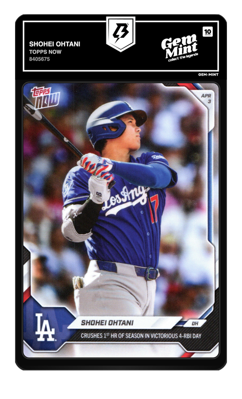 Shohei Ohtani 2026 Topps Now graded Gem Mint 10 by TradingCard360