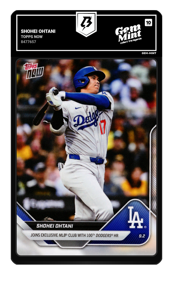 Shohei Ohtani graded Gem Mint 10