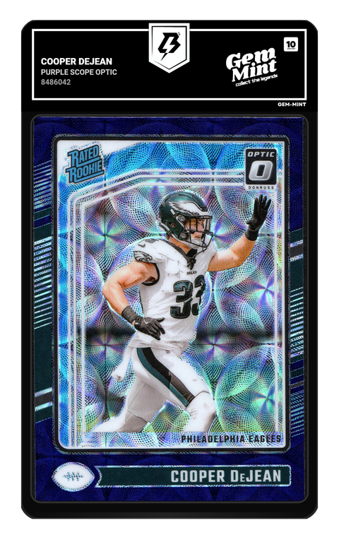 Cooper DeJean 2024 Donruss Optic graded Gem Mint 10 by TradingCard360