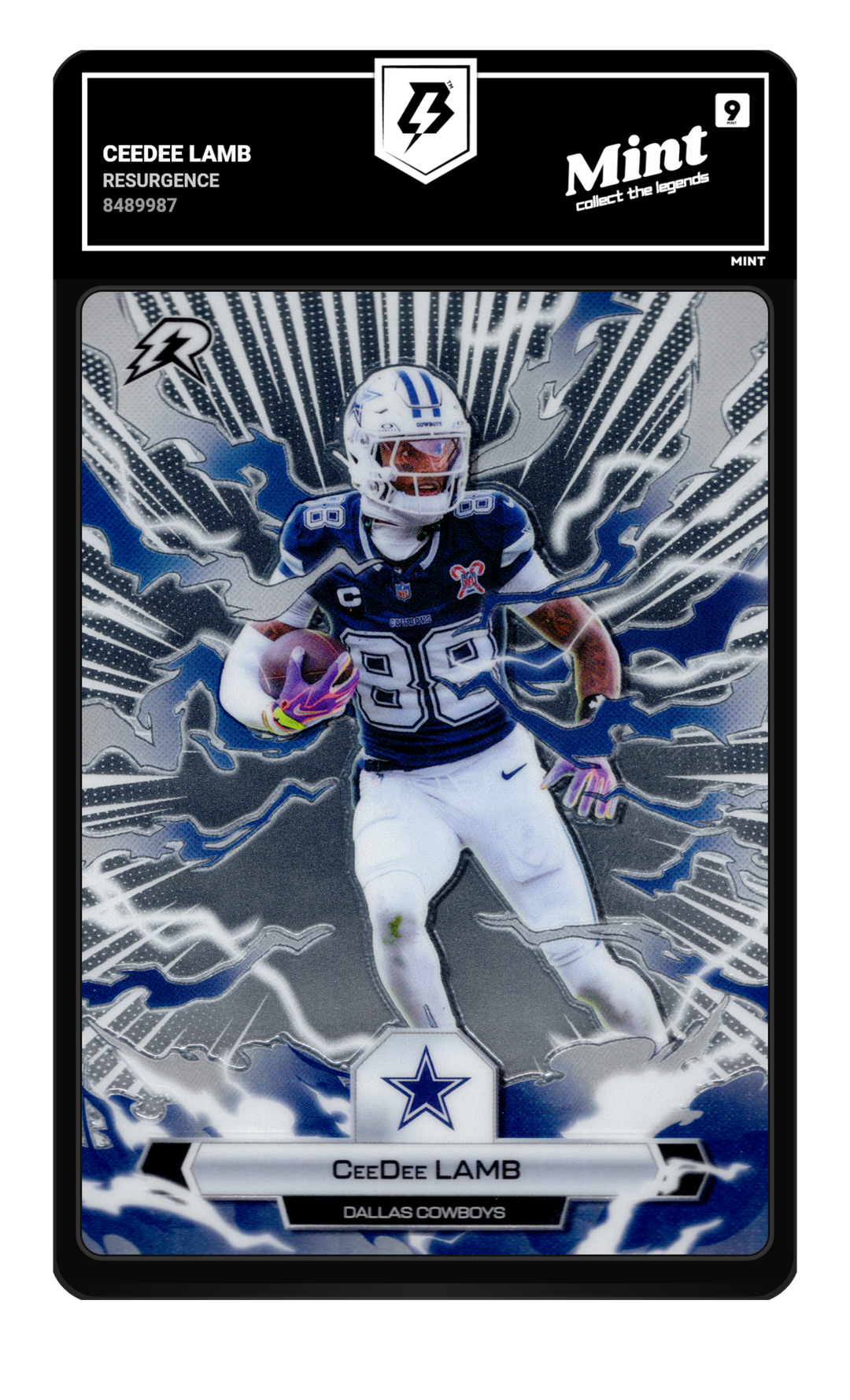 CeeDee Lamb graded Mint 9