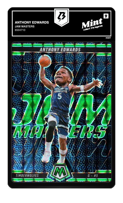 Anthony Edwards 2024 Mosaic graded Mint 9 by TradingCard360
