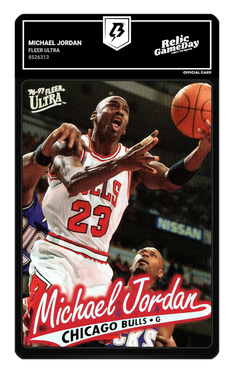 Michael Jordan 1996 Fleer Ultra graded NM-MT 8 by TradingCard360