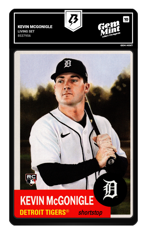Kevin McGonigle 2026 Living Set graded Gem Mint 10 by TradingCard360