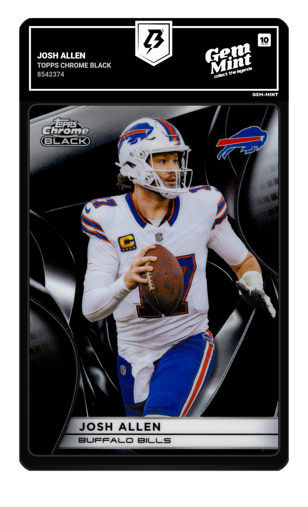 Josh Allen graded Gem Mint 10