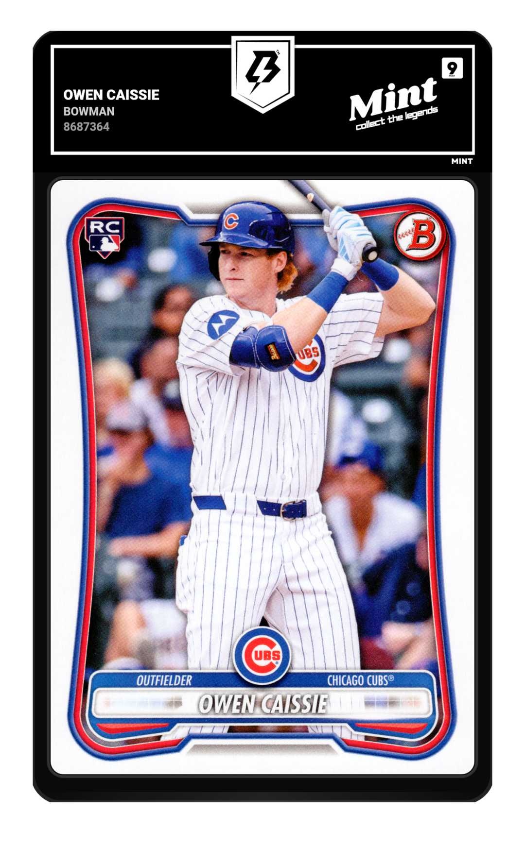 Owen Caissie graded Mint 9